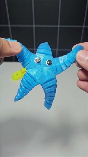3D Printed Articulated Starfish #3dprinting #starfish