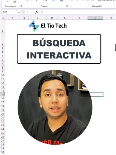 Cómo hacer una búsqueda interactiva en Excel 🔍📊 ¡Encuentra datos al instante! ⚡ ¿Buscar información en grandes tablas te quita tiempo? 😅 Con este truco de Excel aprenderás a crear búsquedas interactivas 🔎✅ que responden a tus selecciones, facilitando el análisis y la toma de decisiones en segundos 🚀 #Excel #exceltutorial #ElTioTech #ExcelTips #viral