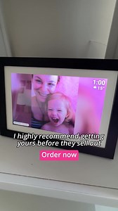 Give the gift that every parent and grandparent will cherish for years 🎄💛 With a LuvLink Digital Photo Frame, you can send photos and short videos instantly from your phone ✨ | LuvLink