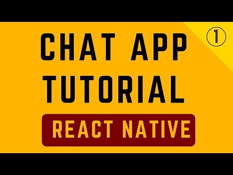 React Native Chat App Tutorial | Serverless Chat APP with React Native Gifted Chat | UI Part