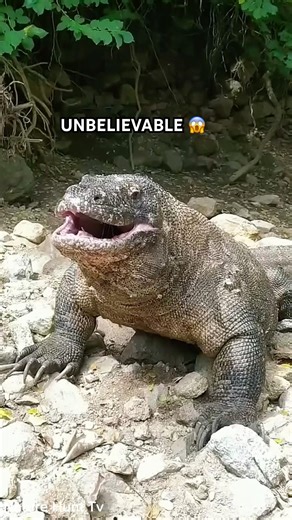 "Real Life Monster! Komodo Dragon Swallow its Prey Whole 😱"#KomodoDragon #Wildlife #AnimalAttack