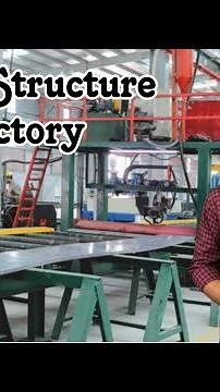 How PEB material are manufacture in plant | Inside view of PEB Factory | steel structure PEB