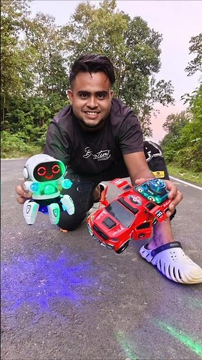 Original 360 music stunt car vs bot robot 🔥
