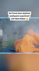 93K views · 453 reactions | Kai Cenat does elephant toothpaste experiment with Mark Rober  #kaicenat #markrober #fyp | Kick Clipper | Facebook