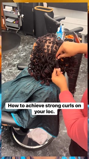 Tutorial on how to curl your loc.so a lot of people has been asking how they can achieve strong curls on their locs and that is why I have decided to bring this video. I hope this helps. #viralreelsfacebook #dreadlocks #goviral | Tolu Esther Charles