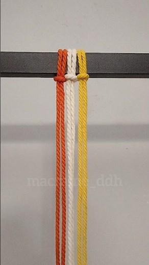 Macrame Pattern Tutorial | Square Knot & Double Half Hitch Design #BohoDIY #MacrameArt
