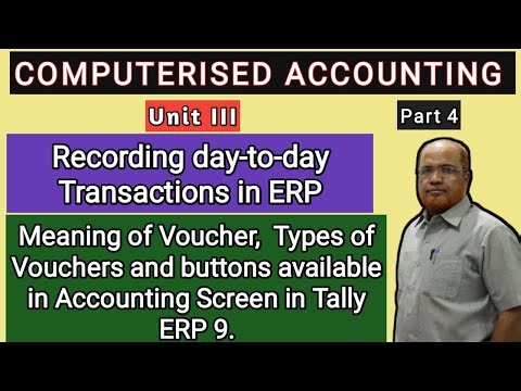 Computerised Accounting I Recording day-to-day Transactions in ERP I Part 4 I Khans Commerce I