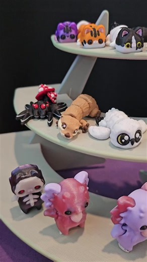 Meet the minis! We add new ones regularly. Come join one of our lives! #3dprinted #witchythings #liveshopping #cutethings #cottagecore #fyp #miniatures