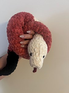 Large Tri-Color  Snake Plush