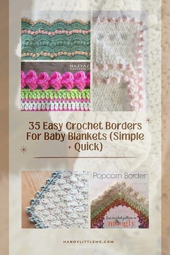35 Easy Crochet Borders For Baby Blankets Simple + Quick