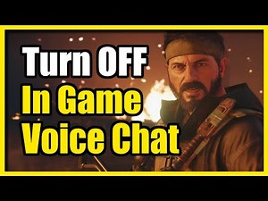 How to Turn Off the in game Voice Chat in COD Black Ops 6 & MUTE (Easy Tutorial)