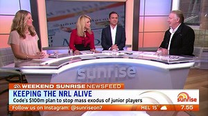Keeping The NRL Alive: Code's $100m plan to stop mass exodus of junior players. More: https://yhoo.it/2kBvQ7I #sun7 | Sunrise