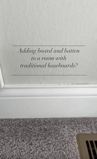 Board and Batten Baseboard - Seamless Look Hack