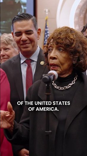 Rep. Waters made it clear: Democrats are fighting back.