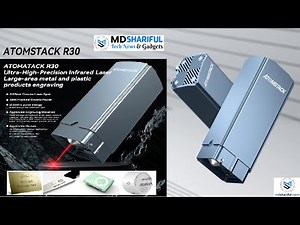 Atomstack R30 Infrared Laser Module Fiber Laser For Engraving All Metals and Plastic