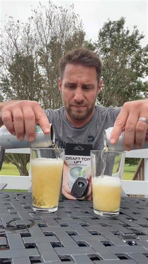 Tired of tiny can openings ruining your drink experience? The Draft Top Lift transforms any can into a wide-open glass-like experience. Unlock full flavor and aroma while eliminating sharp edges. Perfect for tailgates, camping, or backyard BBQs. Join thousands who've already elevated their drinking game. Order now and taste the difference! | Draft Top