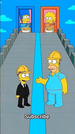 Tiny Trouble 😆👶 Baby Bart & Homer Chaos!