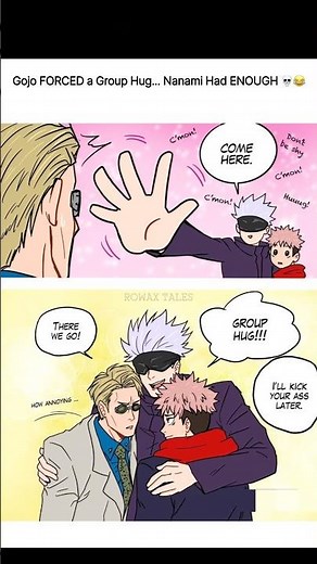 Gojo FORCED a Group Hug… Nanami Had ENOUGH 💀😂 Yuji Got Caught in the Middle 💀
