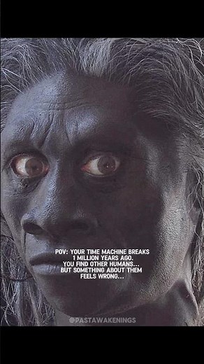 Ancient Humans Were Terrifying💀 #neanderthal #uncanny #creepy #scary