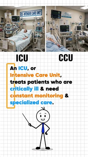 ICU vs. CCU: The REAL Difference ❤️🏥