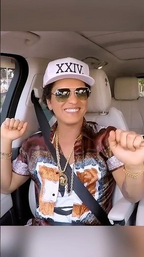 When Bruno Mars on Carpool Karaoke #brunomars #jamescorden #24kmagic