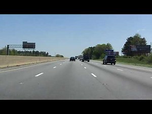 Interstate 85 - North Carolina (Exits 20 to 30) northbound