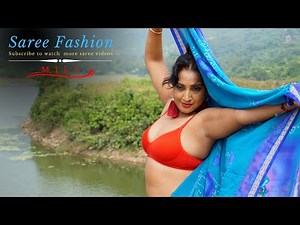 Mili Saree Fashion | Saree Bold Look | ‪@sareefashionista‬ Blue silk saree