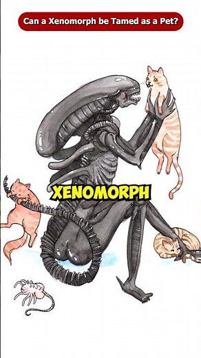Can a Xenomorph be Tamed as a Pet? #Shorts #Viral #facehugger