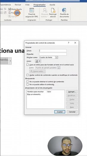 Drop-down list in Word #Word #work #office #microsoft #hacks