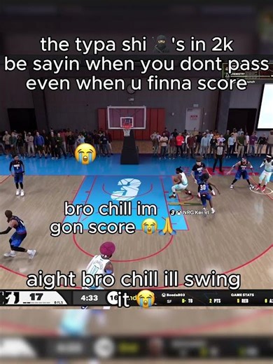 bro chill i have a wide open shot 😭🙏🥀 #nba2k #2k26 #basketball #2k #dunking