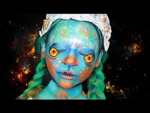 GALAXY ALIEN DOLL MAKEUP (Inspired by Kristina Vassa)