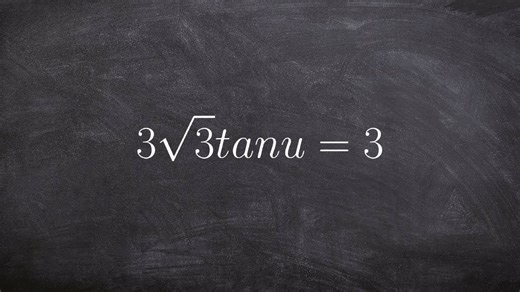 How to solve a trigonometric equation with tangent