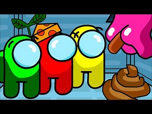 THE IMPOSTOR LEFT A PILE OF POOP | AMONG US - COOL 2D ANIMATION 2021