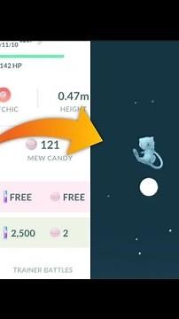 What! Evolve mew to shiny mew..