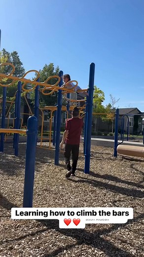 Summer Sunshine ☀️ and teaching kids good summer time fun! Live your best life!!❤️💙🎉🙏🏽 #summer #monkeybars #oldfashionfun | Lisa Falbo Karr