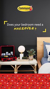 Your bedroom’s empty corner has endless possibilities 💡 Learn how easily Command™ hooks and cord organizers can turn your blank space into a creative, functional corner. #CommandHome #organizationstips #organizingspaces #bedroommakeover | Command