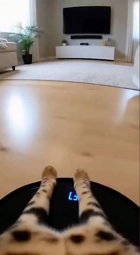 CoffeeCat Riding a Roomba Like It Owns the Entire House 😼🚗💨 #cat #funny #cute #shorts #aivideo