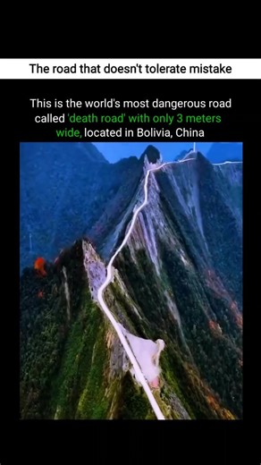 FACT NEXUS | The "most dangerous road" is the North Yungas Road, nicknamed "Death Road" (or El Camino de la Muerte), a perilous 64km route from La Paz... | Instagram