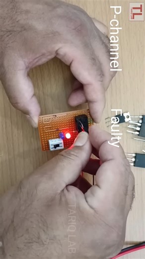 1.7K views · 28 reactions | N-Channel P-Channel Mosfet Tester #reels #viral #electronics #diy #creative | Electronics World Learning | Facebook