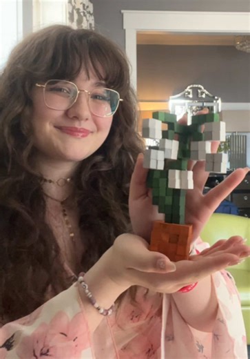 DIY Minecraft Lily of the Valley Gift for My Boyfriend