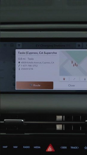 How to Find a Tesla Supercharger In-Car | All EV Models | How-To | Genesis USA
