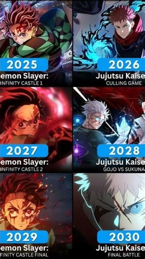 Demon's Slayer et Jujutsu Kaisen #jujutsukaisen #demonslayer #fyp #anime