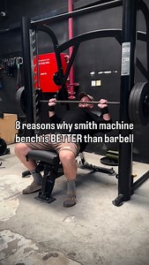 1. More chest, less chaos Fixed bar path means you are pressing with your pecs, not wasting energy stabilising a wobbly bar. 2. Safer to push to true failure No spotter, no problem. You can rack it instantly and actually take sets to failure without fear. 3. Consistent bar path every rep Same groove every time equals better mind to muscle connection and cleaner volume. 4. Easier to control tempo Slower eccentrics, longer pauses, more tension where it matters on the chest. 5. Less shoulder strain