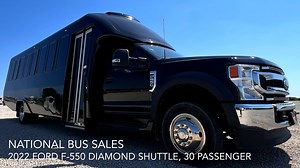 2022 Ford F-550 Diamond Shuttle, 30 Passenger - National Bus Sales