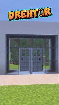 Minecraft Drehtür bauen !!!
