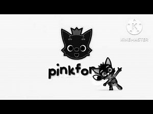 Pinkfong Logo In Black And White Chorded