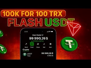 How to Generate Flash USDT Instantly on TRON (Must Watch)