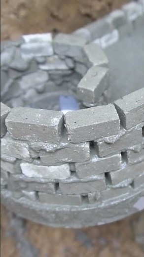 DIY Brick Water Feature That Actually Flows #satisfying #diy #backyard
