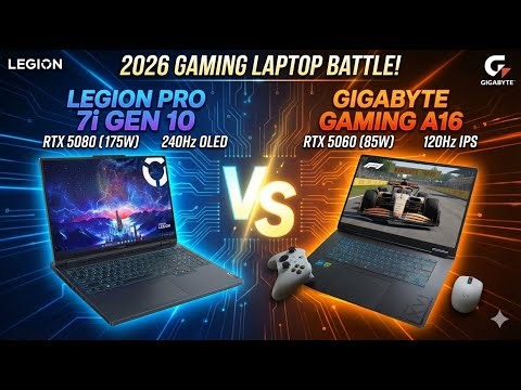 OLED Beast vs. Stealthy Hybrid: Lenovo Legion Pro 7i vs Gigabyte A16 (2026)
