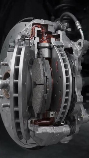 How a Car Disc Brake Caliper Works | Inside the Braking System ⚙️🚗